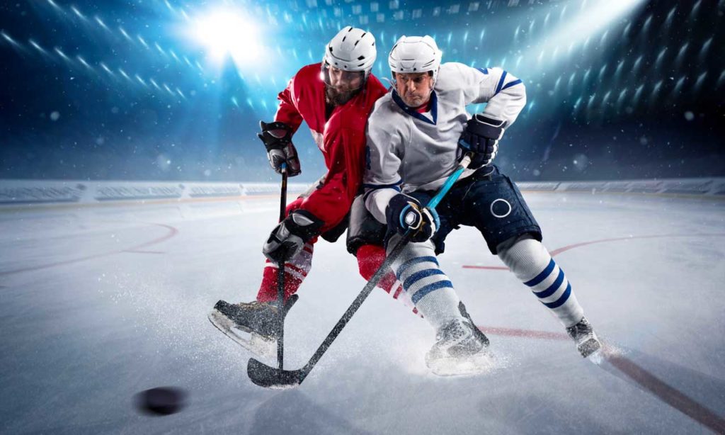 joueurs de hockey